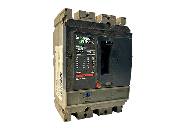 Disjuntor Tripolar 100A Nsx100F+Ma100 Lv429740 Schneider usado