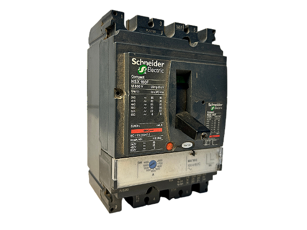 Disjuntor Tripolar 100A Nsx160F+Ma100 Lv430831 Schneider usado