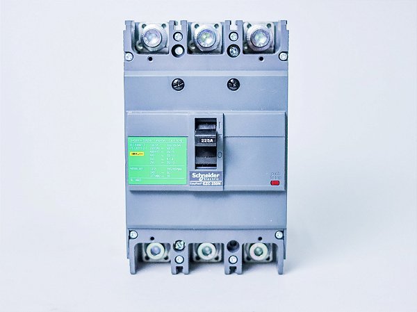 Disjuntor tripolar 225A EZC250N3225 Schneider Electric