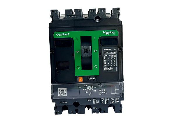 Disjuntor tripolar 150A NSX160H C16H3MA150 Schneider Electric