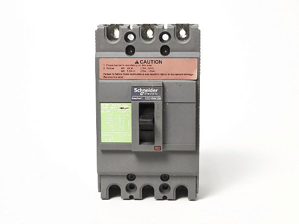 Disjuntor tripolar 25A EZC100N3025 Schneider Electric