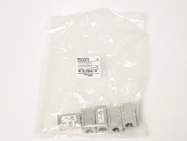 Conjunto 5 conectores RJ45 fêmea 5P cat 5 TRV00870 Schneider Electric