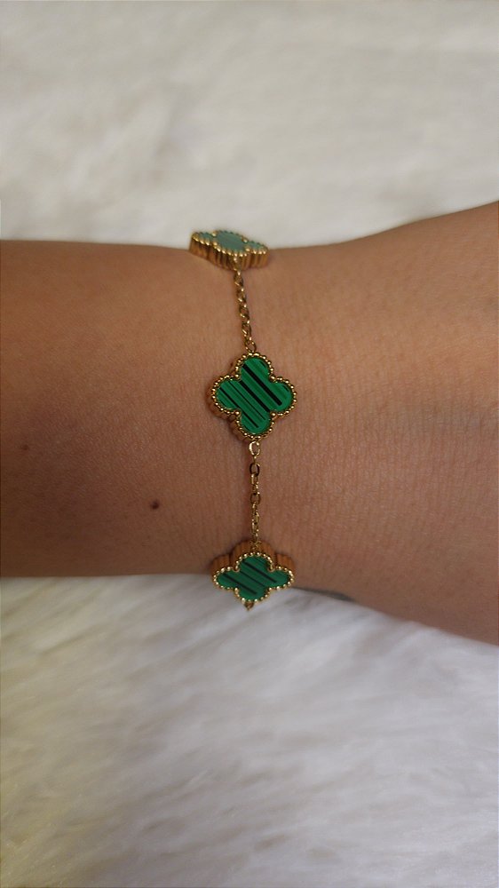 Pulseira Vintage Alhambra 5 Trevos