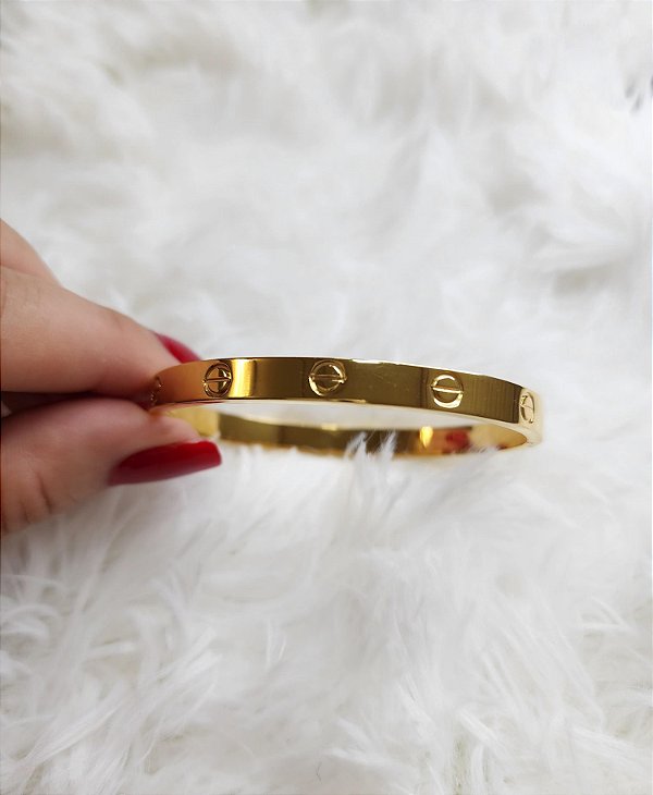 Pulseira Love - Ouro Amarelo