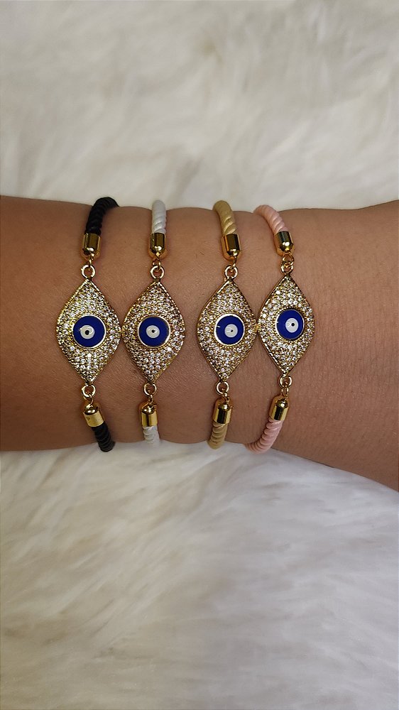 Olho grego com cristais
