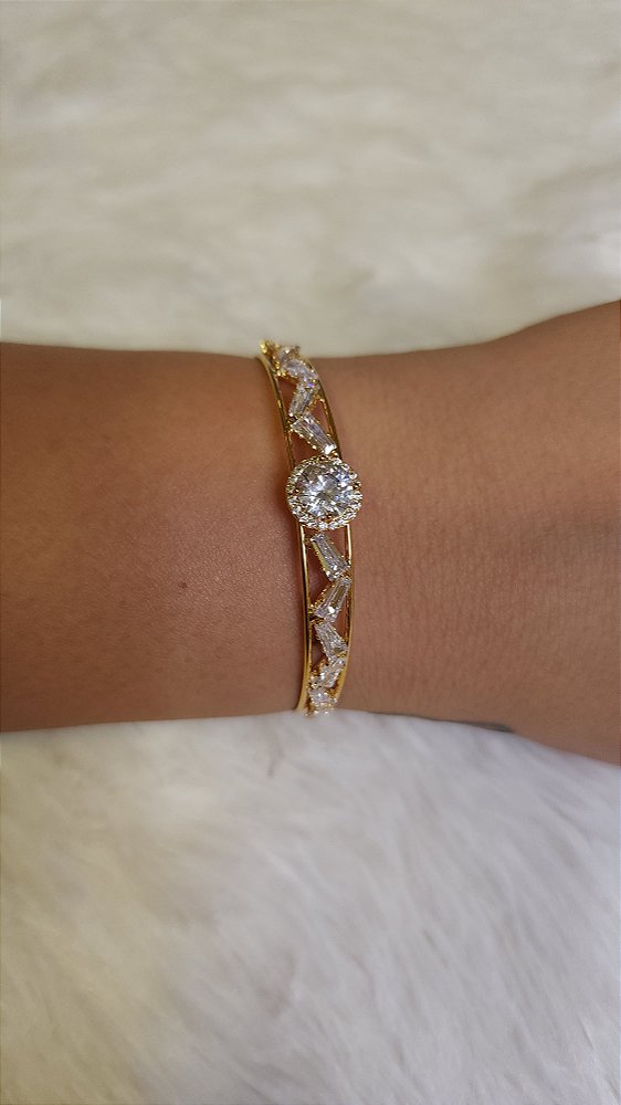 Bracelete strass cristal