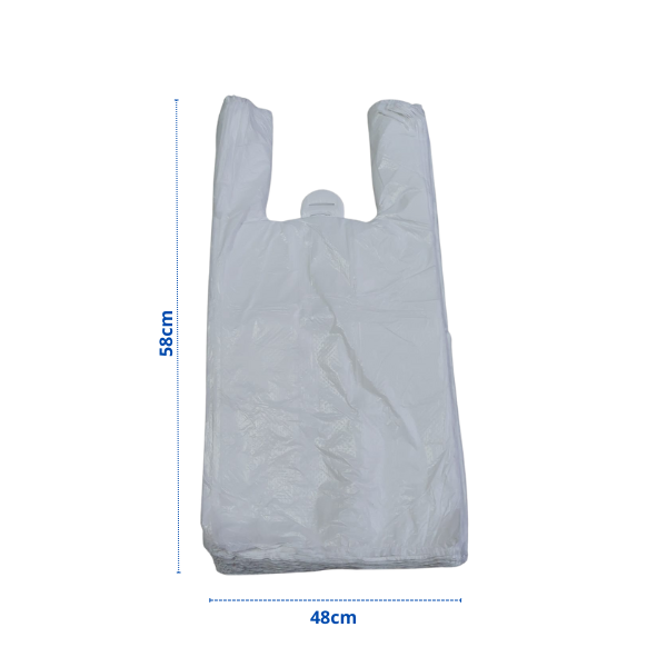 Sacola Plástica Bio Strong 48X58 - Reforçada  Pacote c/100un.