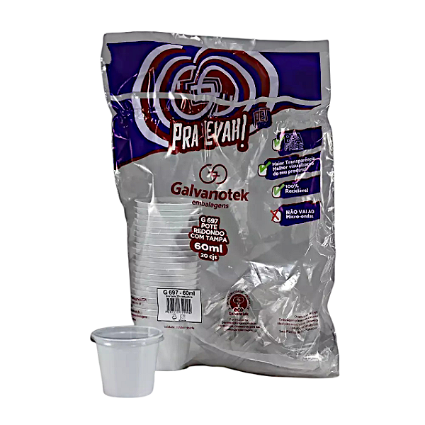 G697 - Pote Multiuso 60ml - c/20cj.