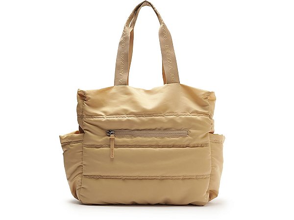 Bolsa Shopping Bege Nylon Gigi Sporty Grande Brizza Arezzo Z1954200040003