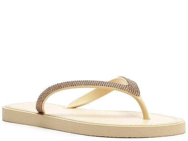 Chinelo Rasteiro Couro Brizza Arezzo Z1902600950005