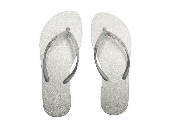 Chinelo Rasteiro Brizza Arezzo Prateado Z1902600990003