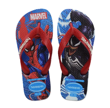 SANDALIAS HAVAIANAS K TOP MARVEL II AZUL BRILHANTE