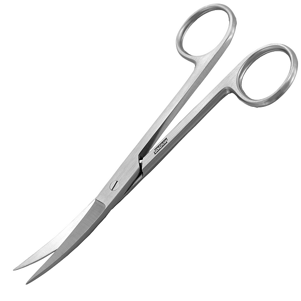 Tesoura Cirurgica Fina/Fina Curva 15cm - Golgran