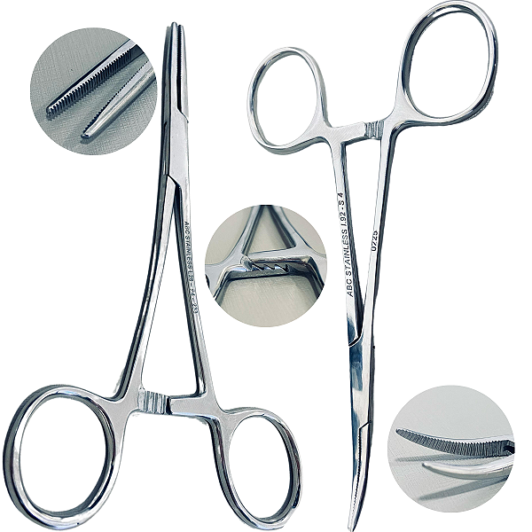 Pinça De Aço Inoxidável Cirúrgico 01 Unid - ABC Instrumento