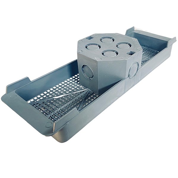 Caixa de Luz  P/ Laje 30cm Suporte Para Lâmpadas e Tomadas