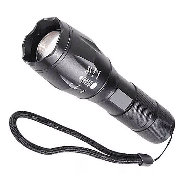 Lanterna Militar Led Pesca E Camping Recarregável 5 Modos Acampamento