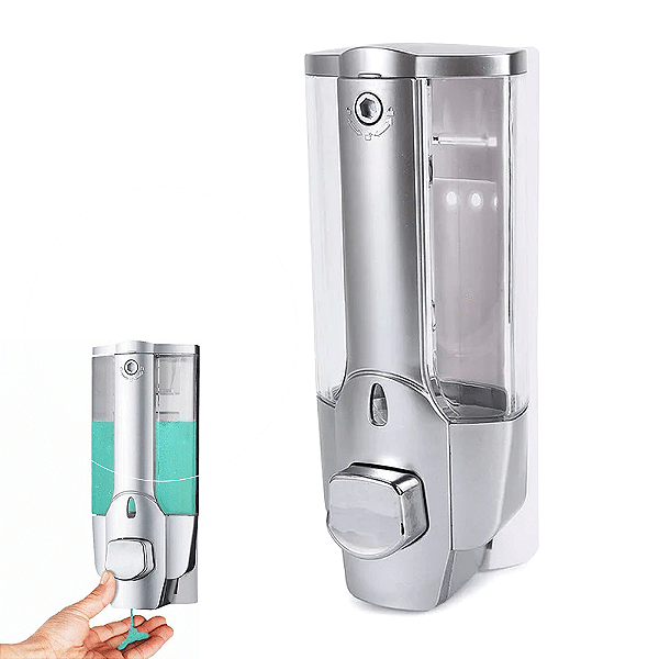 Suporte Sabonete Líquido Saboneteira Álcool Gel 350ml Sabão