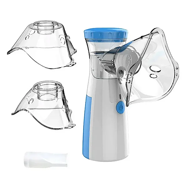 Nebulizador Inalador Silencioso Sem Fio Ultrassônico Tratamento Inalação Multiuso