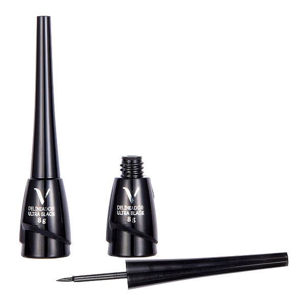Delineador Ultra Black Vivai cor preto