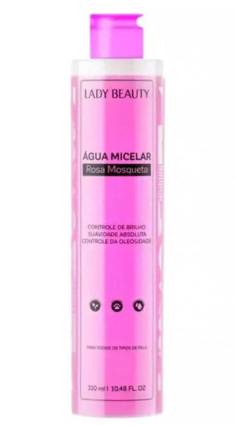 Água Micelar Rosa Mosqueta - Lady Beauty