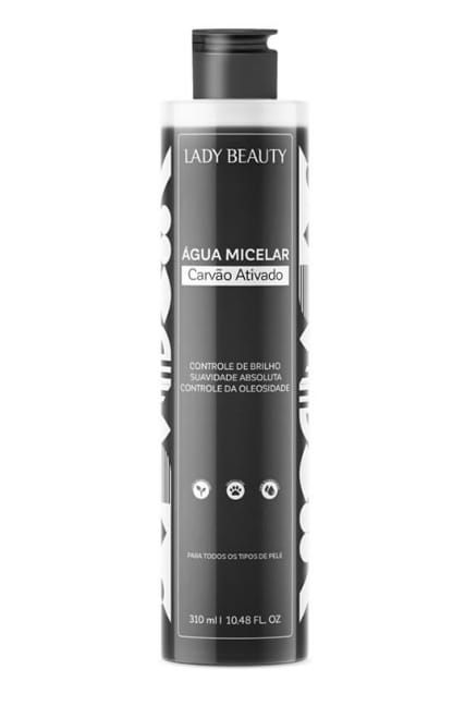 Água Micelar Carvão Ativado - Lady Beauty
