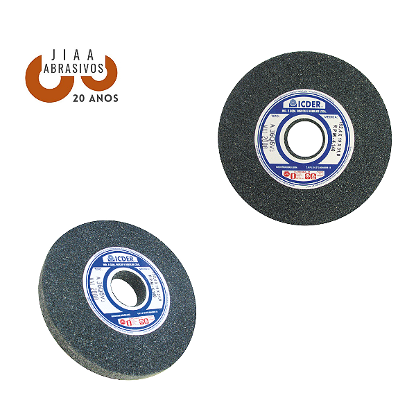 REBOLOS EM ÓXIDO DE ALUMÍNIO CINZA P/ ESMERIL (A)