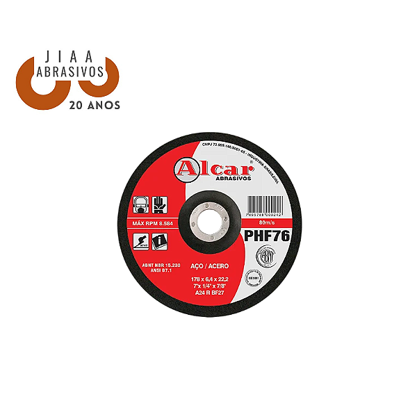 DISCO DE DESBASTE ALCAR