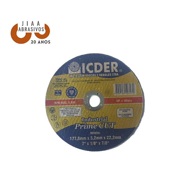 DISCOS DE CORTE ICDER