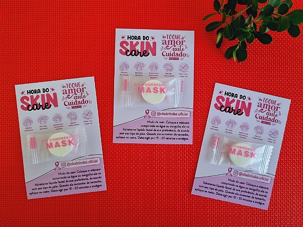 Card com Máscara Skin Care