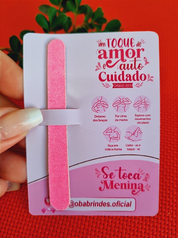 Card com Mini Lixa