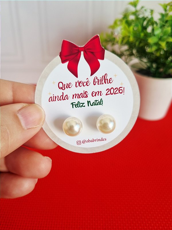Card com Brinco Pérola