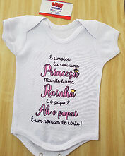 Body Infantil Personalizado (Branco)