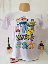 Camisa Infantil Personalizada Gola Careca  (Branca)