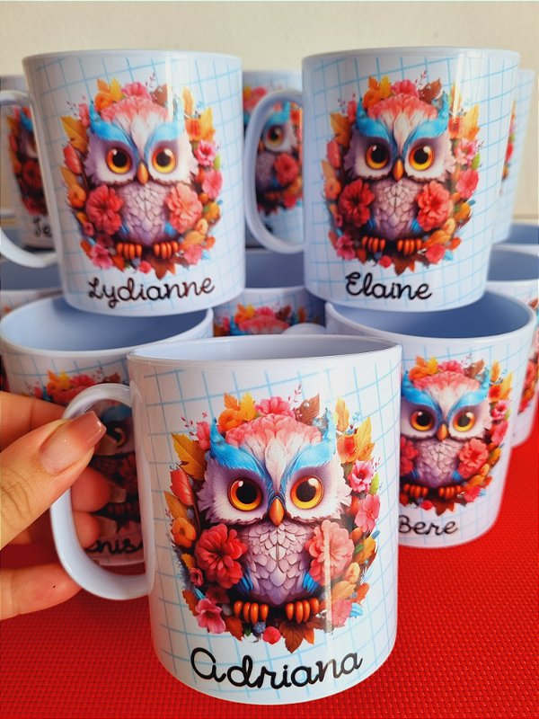 Caneca  de Polímero Branca Personalizada