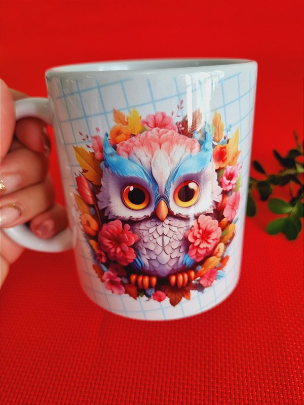 Caneca de Cerâmica Branca Personalizada