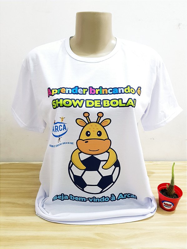 Camisa Personalizada Gola Careca (Branca)