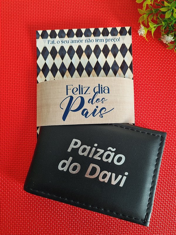 Carteira Masculina Personalizada com Card