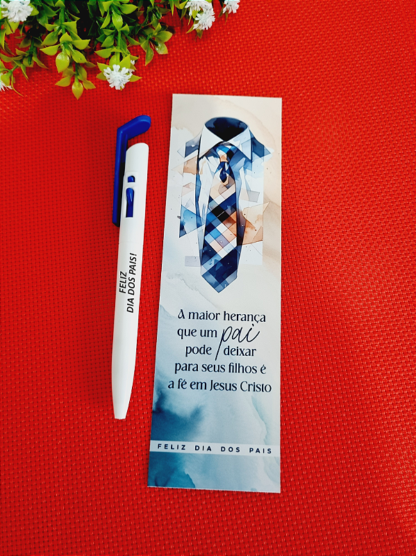 Marcador de Página + Caneta Personalizada