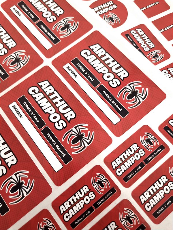 Etiquetas Escolares Personalizadas