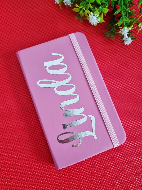 Caderneta tipo Moleskine ( (13.3 cm x 7.7 cm)