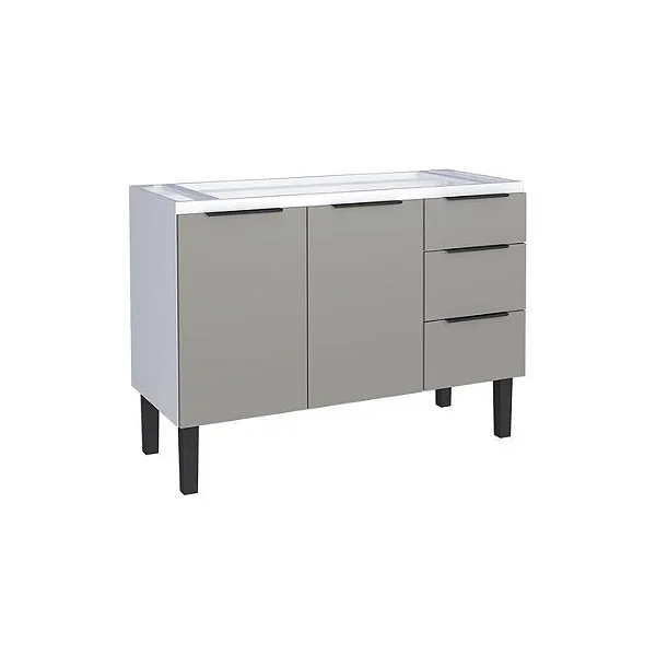 GABINETE AÇO COZIMAX JUPITER 1,20MT CINZA