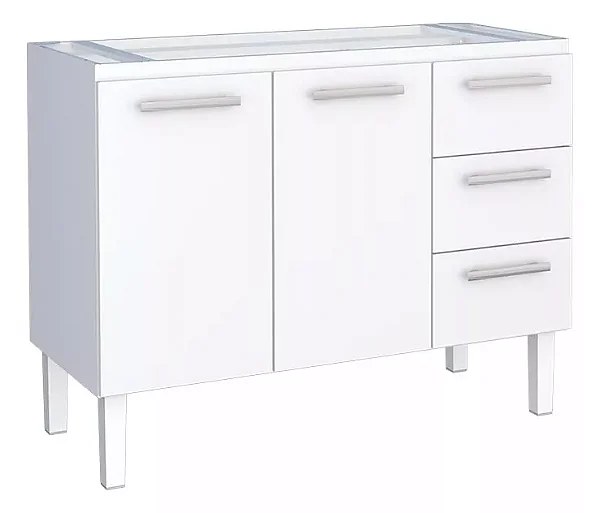 GABINETE AÇO COZIMAX VENUS 1,20MT BRANCO