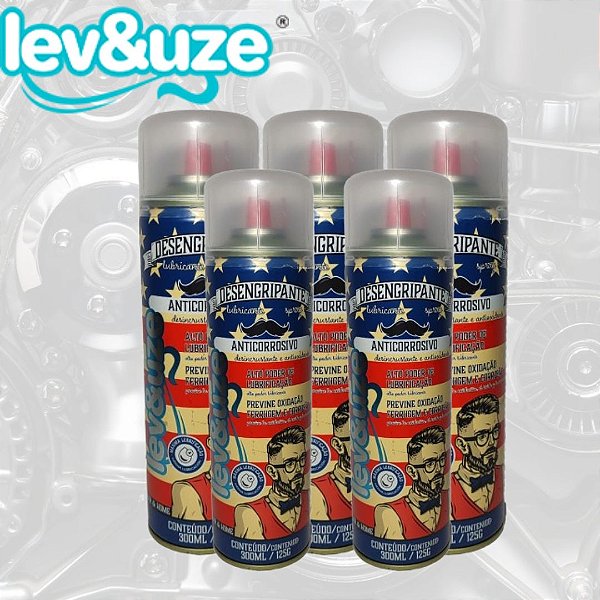 KIT 5 DESENGRIPANTE LEV E UZE