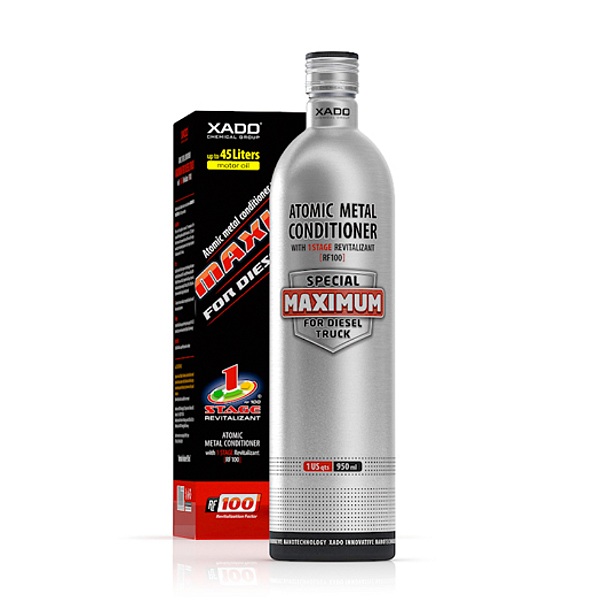 XADO MAXIMUM RF 100 - 950 ML - REVITALIZANTE CERÂMICO PARA ÓLEO DO MOTOR À DIESEL