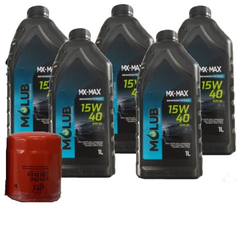 KIT TROCA DE ÓLEO 15W40 MOTORES FORD ZETEC
