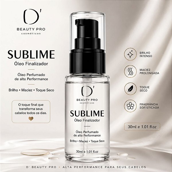 SUBLIME – Óleo Finalizador