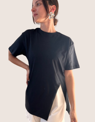 Camiseta Básica Cut Side