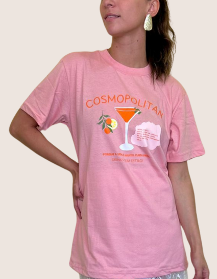 Camiseta Drinques Cosmopolitan