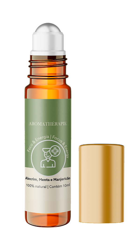 Aromaterapia Energia/Foco/Concentração Roll-On 10mL