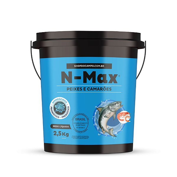 N-MAX PEIXES E CAMARÕES 2,5KG